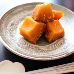 Sugar-free.Stewed Kabocha Squash with "Amazake" A picture of Sugar-free.Stewed Kabocha Squash with "Amazake".