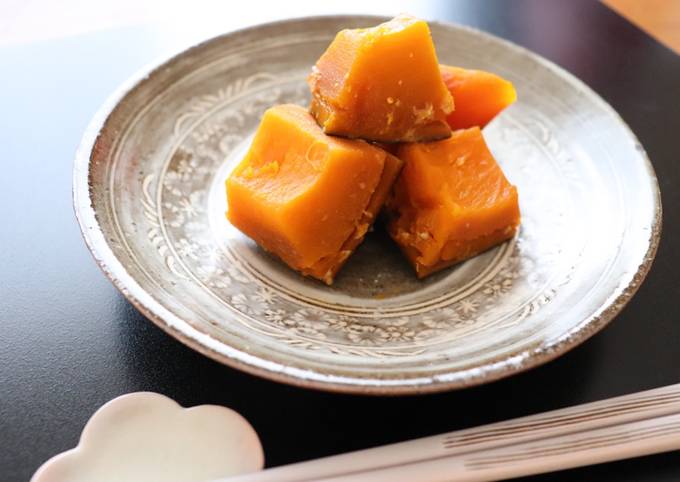 Recipe of Gordon Ramsay Sugar-free.Stewed Kabocha Squash with &#34;Amazake&#34;