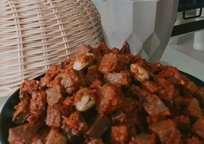 Cara Bikin Sambel goreng hati sapi Enak Dan Mudah