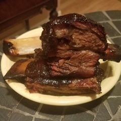 A picture of Sous-vide Smoked Beef Ribs.