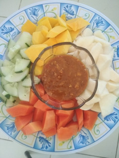 Foto resep Lotis Buah (Rujak Potong)