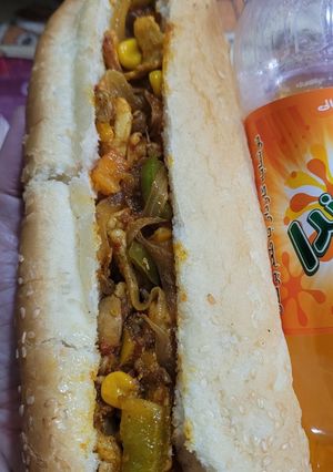 عکسی از دستور ساندویچ مرغ و قارچ