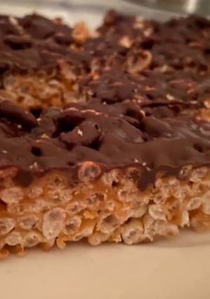 Puffasztott rizses szelet recept fotója