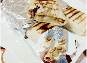 صورة لوصفة تاكوس منزلي باللحم المفروم ولا اروعة 🌯🌯😋😋