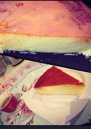 صورة لوصفة كريمه بالجبنه بطريقتي