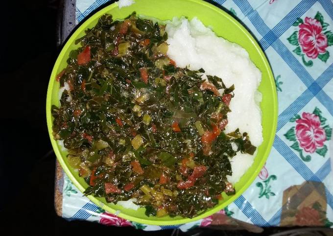 Morogo(Kale) Recipe by Nomvumela - Cookpad