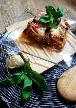Una foto de Lasagna de Berenjenas🍆🍆🍆