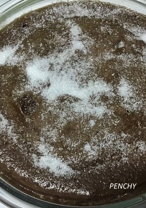 Una foto de Brownie de chocolate en microondas