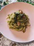 Taglierini freschi asparagi salmone fresco zeste di limone