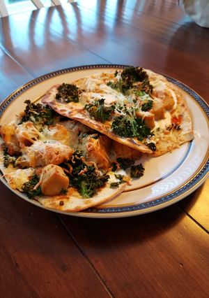 A picture of Chef Boldea's Flat Breads.