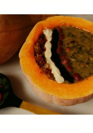 عکسی از دستور آش کدو حلوایی