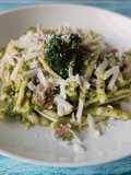 Maccheroni freschi con broccoletti siciliani, salsiccia