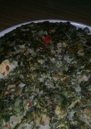 Una foto de Tortilla de acelga