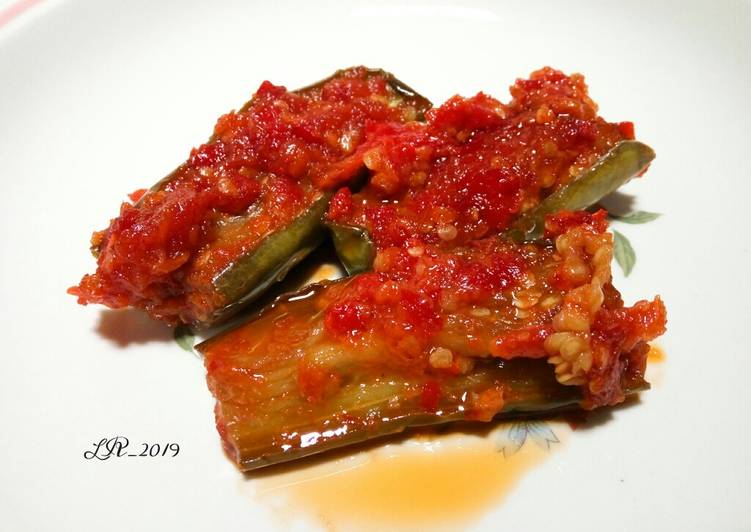 Terong Balado Simple Pedas