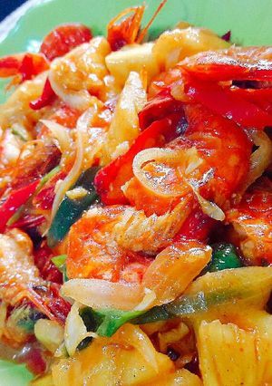 Foto resep Udang Asam Manis