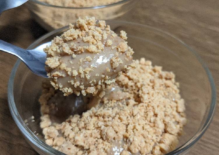 
  Brigadeiro de paçoca de colher vegano
