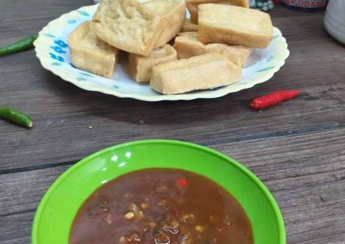 113. Tahu Goreng Sambal Petis