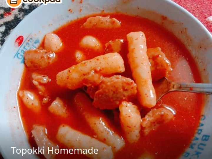 Cara Gampang Membuat Topokki Homemade😍😍😍, Bisa Manjain Lidah