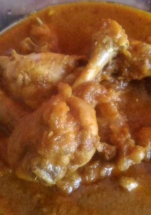 A picture of Lashuni murgh.