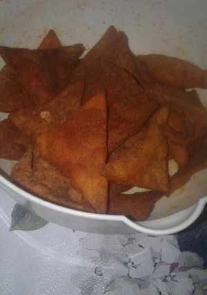 Una foto de Nachos caseros