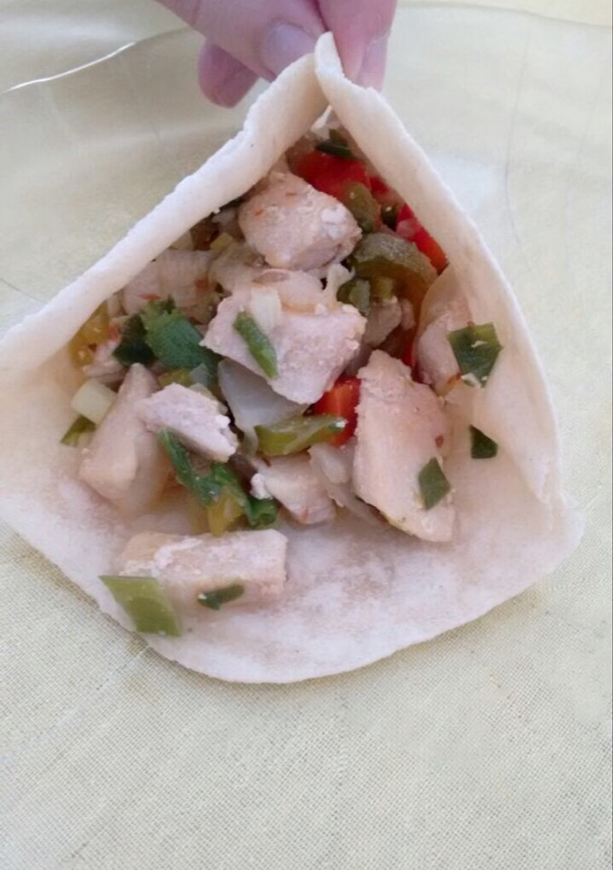 Una foto de Tacos de pollo