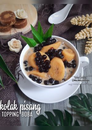 Foto resep Kolak pisang toping boba