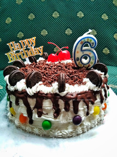 Foto resep Black Forest Cake Kukus (Base Birthday Cake)