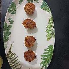 Tofu cutlets A picture of Tofu cutlets.