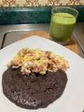 Huevos revueltos con jamón