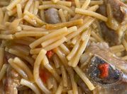Una foto de fideo perla