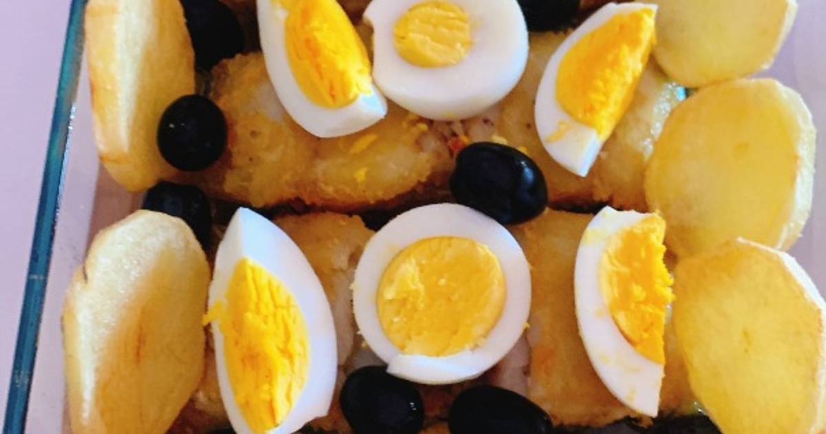 Bacalhau à Braga Receita por Cecilia Thibes Cookpad