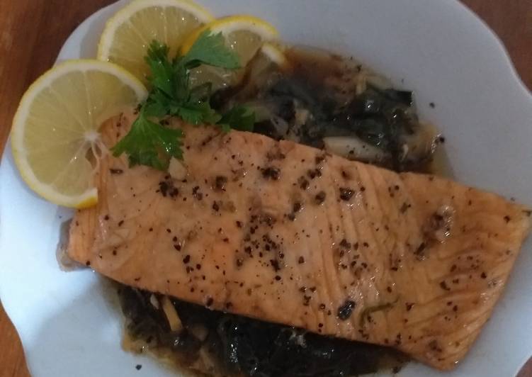 Langkah Mudah untuk mengolah Salmon Steam Lezat