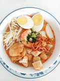 Laksa noodles (Singapore food)