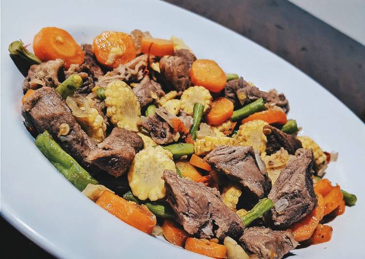 Resep: Tumis Sayur Sapi Sederhana Simpel