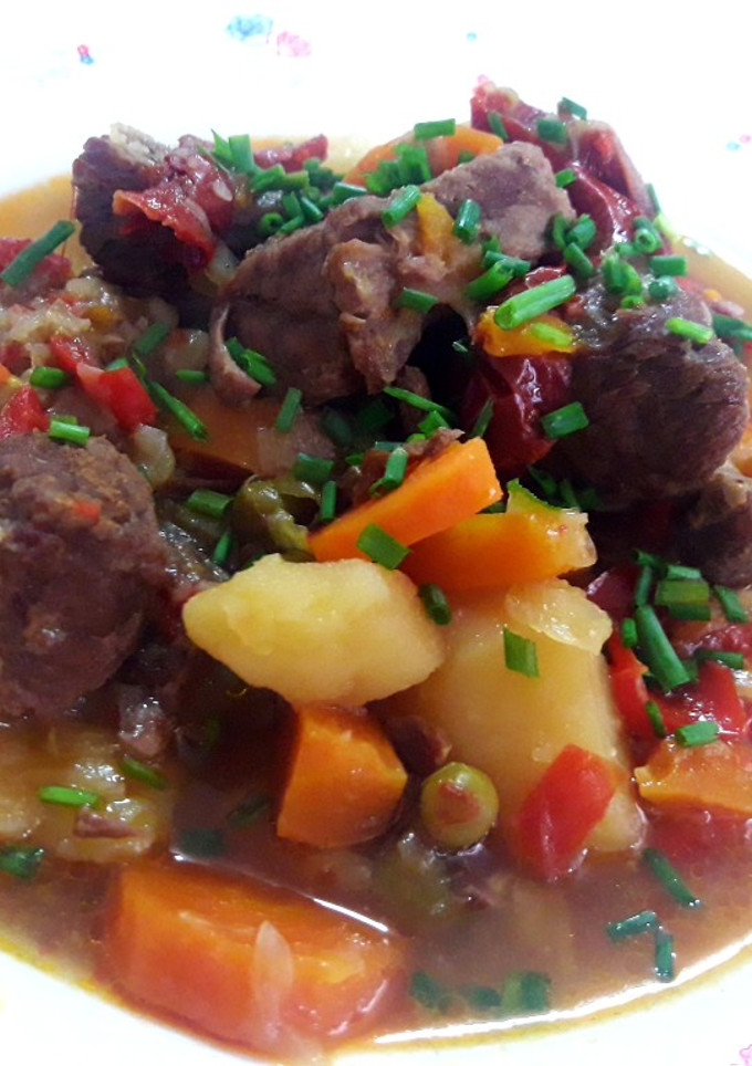 Una foto de Patatas con carne de vacuno