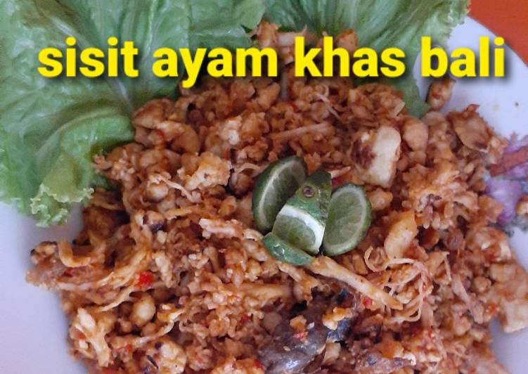 Resep Sisit khas bali, Praktis