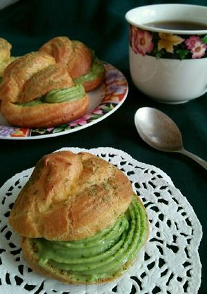 Foto resep Soes Greentea