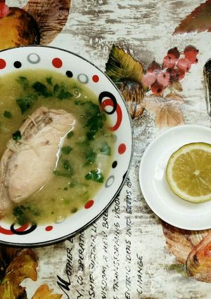 صورة لوصفة شوربة بيضاء عاصمية👌👌