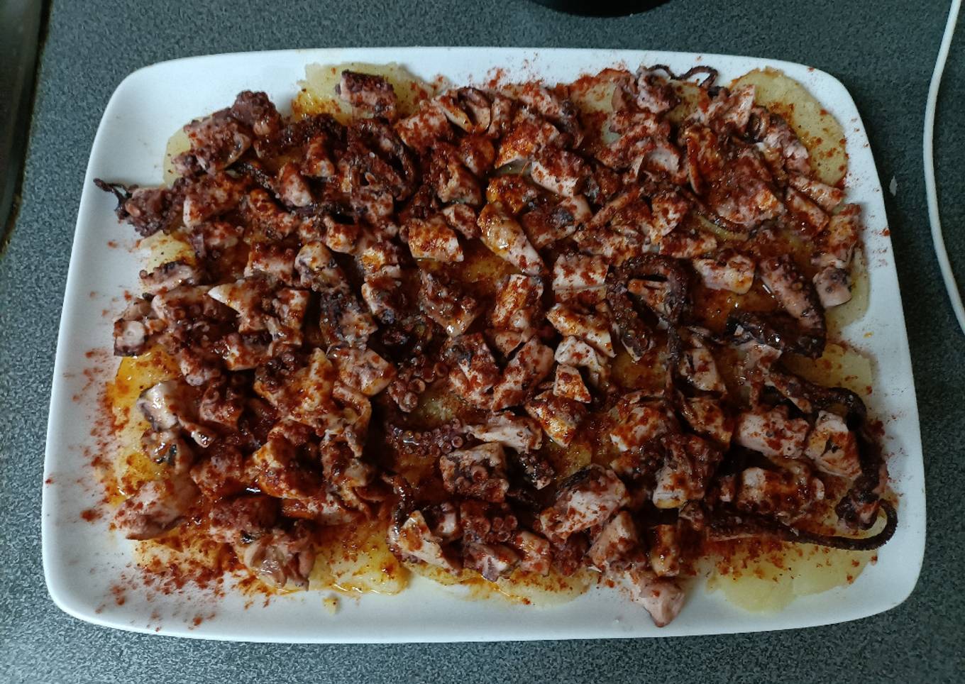 Pulpo mallorquín a la gallega