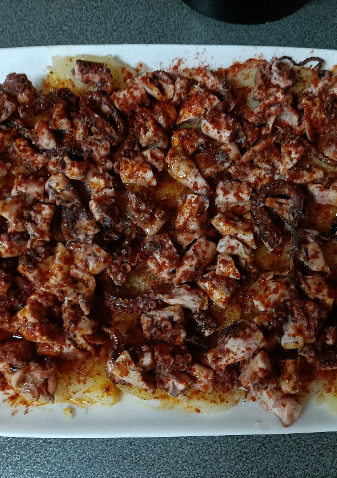 Una foto de Pulpo mallorquín a la gallega