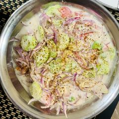 A picture of Highway style salad.