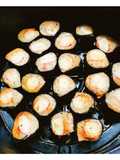 🍣ไก่จ๊อสอดไส้ปูอัด Air fryer chicken rolls crab stick sushi