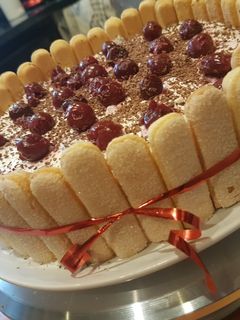Sütés nélküli Fekete erdő torta recept fotója