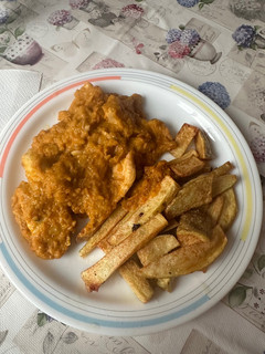 Una foto de Pollo a la naranja