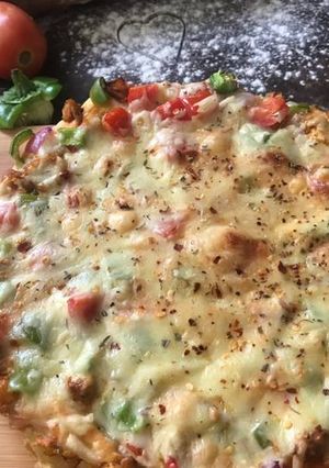 A picture of Pizza Cake.