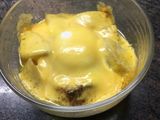 Patatas horno con huevo y queso