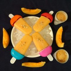 A picture of Muskmelon kulfi.