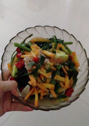 Foto resep Tumis kangkung wortel
