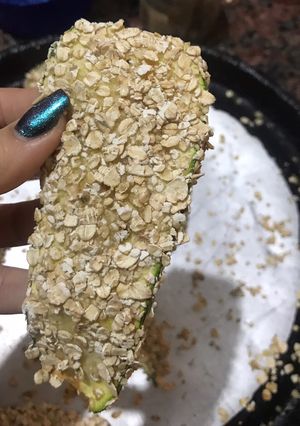 Una foto de Milanesa de Zuchinni