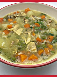 Una foto de Sopa de arroz